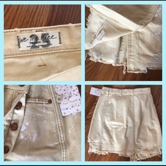 Free People / We the Free Denim Wrap Skirt NEW!! - Picture 3 of 3